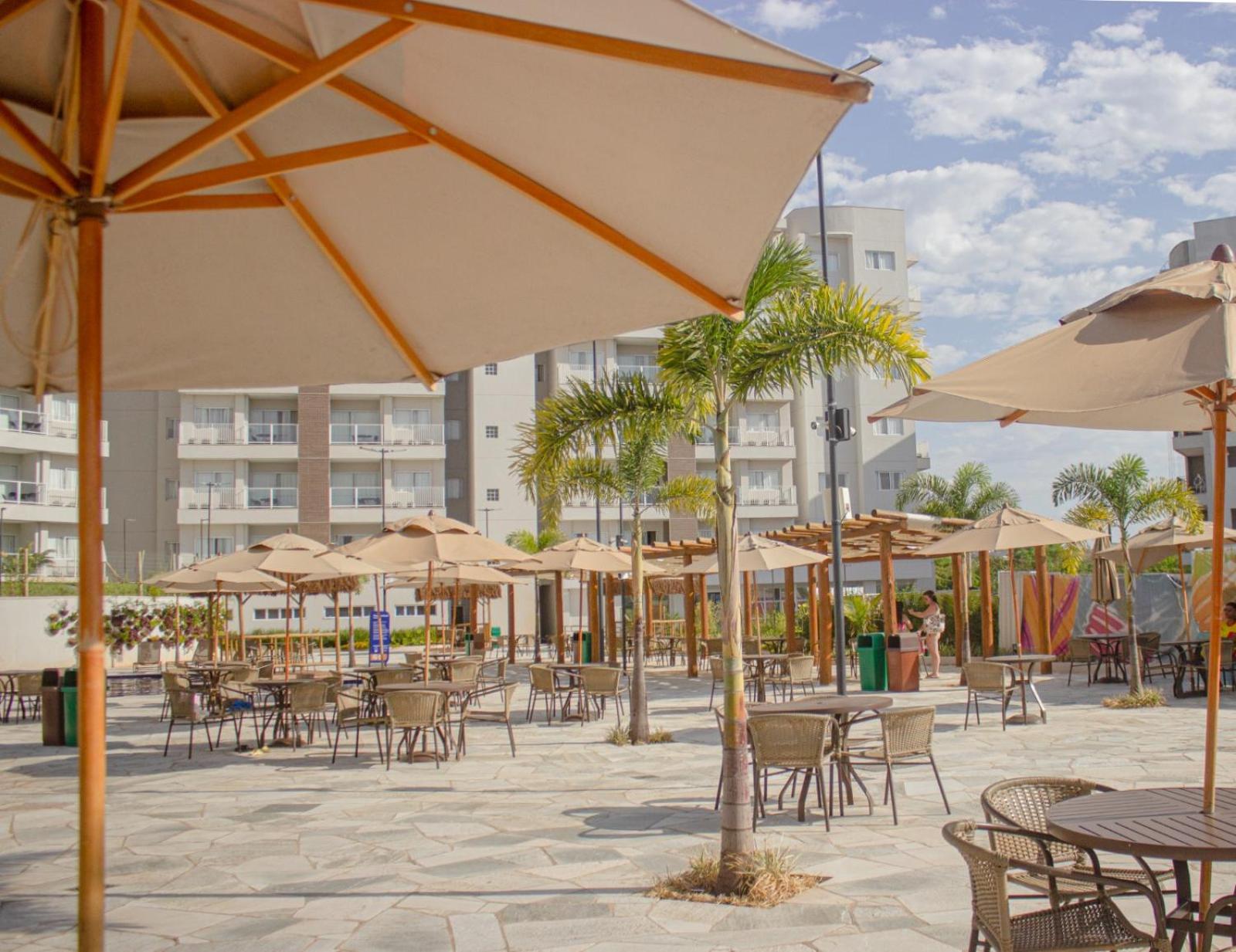 Lagoa Eco Towers - Ate 7 Pessoas Com Acesso A Piscinas, Quiosques, Restaurante E Muito Hotel Caldas Novas